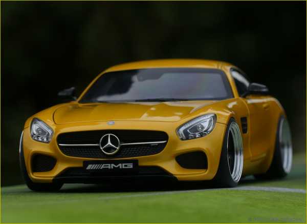 1:18 MERCEDES-BENZ AMG GTS "SOLARBEAN GELB" 2014 IAA